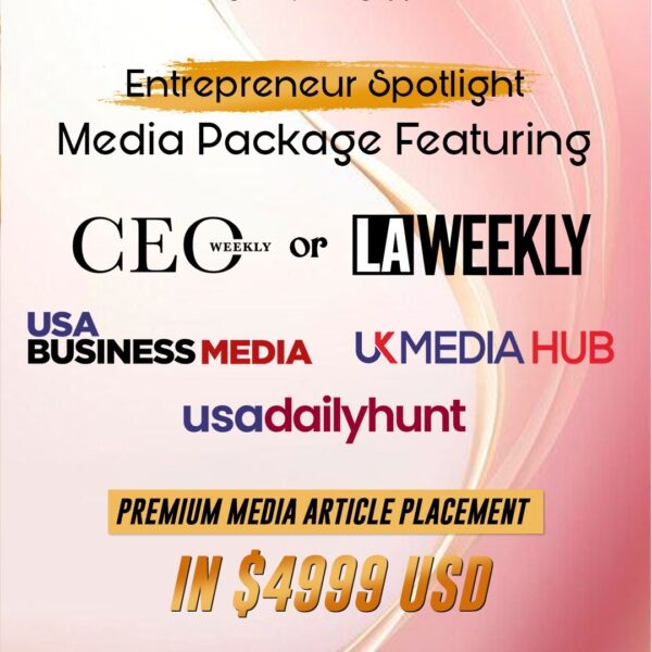 Entrepreneur Spotlight Package